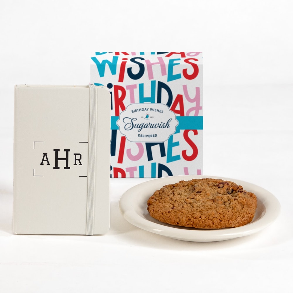 Monogrammed Pocket Journal with 1 Bakery & Cafe pick (Monogrammed)