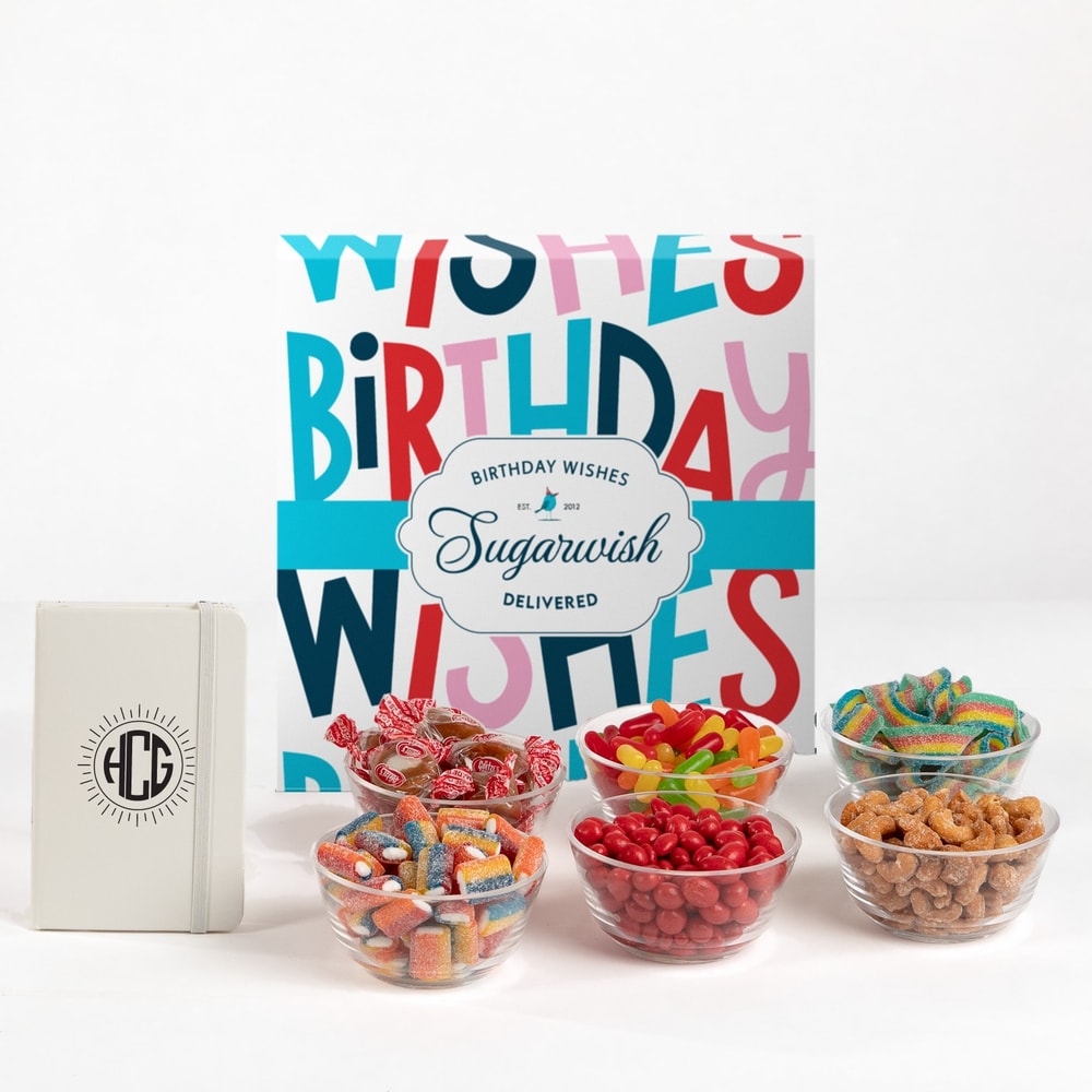 Monogrammed Pocket Journal with 6 Treats (Monogrammed)