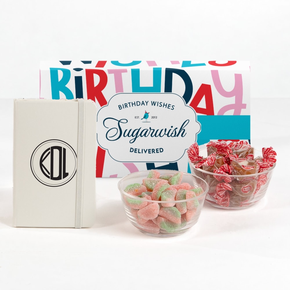 Monogrammed Pocket Journal with 2 Treats (Monogrammed)