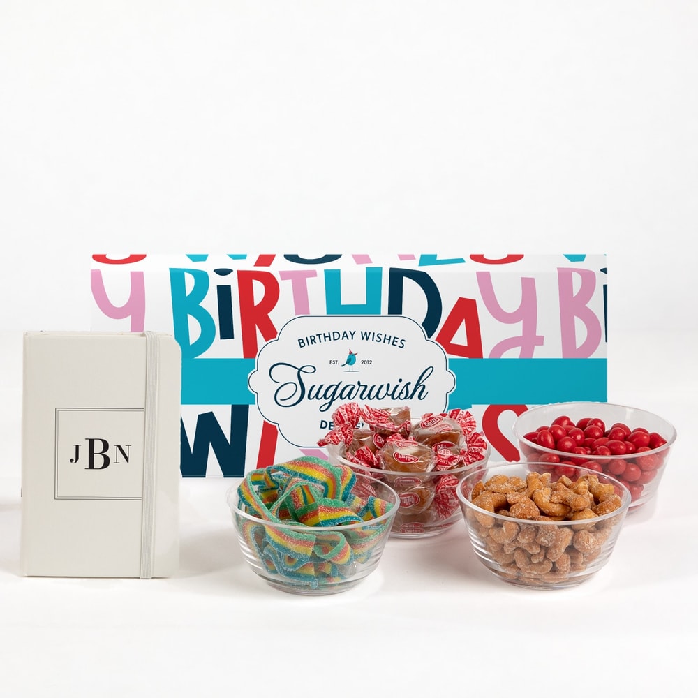 Monogrammed Pocket Journal with 4 Treats (Monogrammed)