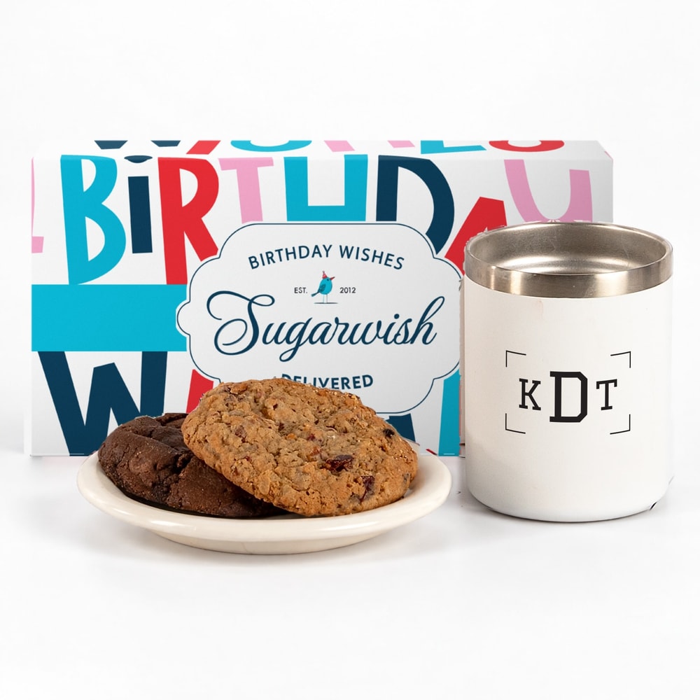 Monogrammed Mug with 2 Treats (Monogrammed)