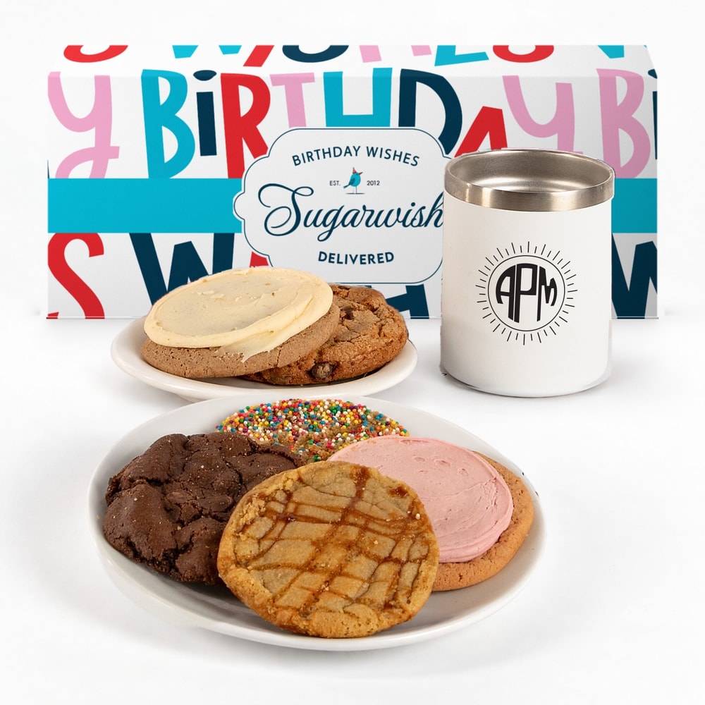 Monogrammed Mug with 6 Bakery & Cafe picks (Monogrammed)