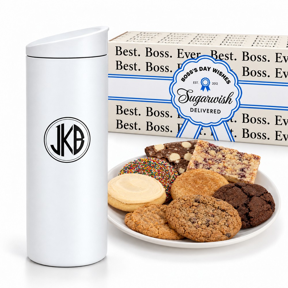 Drinkware with Large Treats (Monogrammed)