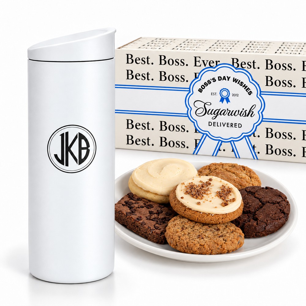 Drinkware with Medium Treats (Monogrammed)