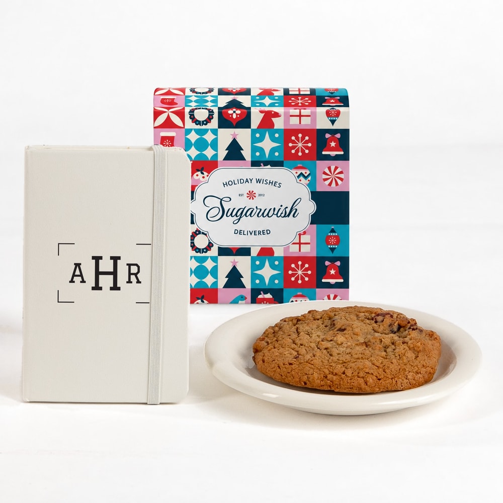 Monogrammed Pocket Journal with 1 Bakery & Cafe pick (Monogrammed)