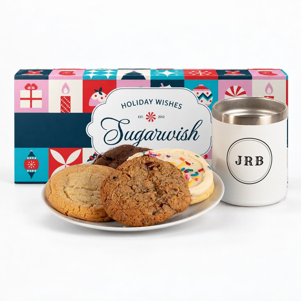 Monogrammed Mug with 4 Treats (Monogrammed)