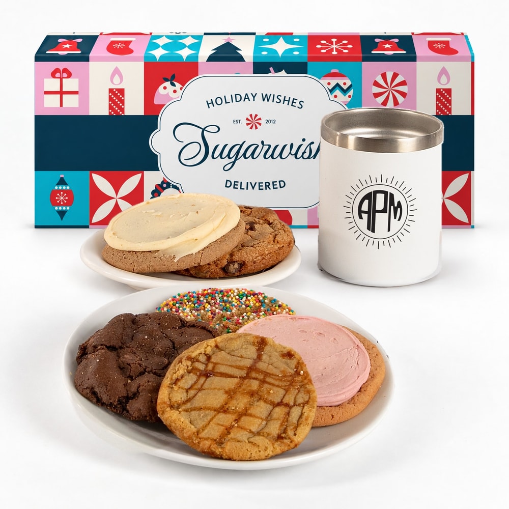 Monogrammed Mug with 6 Bakery & Cafe picks (Monogrammed)